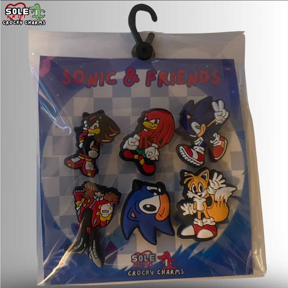 Sonic the Hedgehog shoe charms new pack fits all crocs